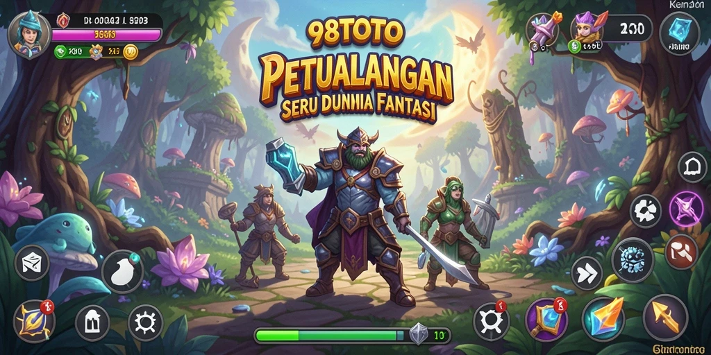 Tampilan gameplay seru di dunia petualangan 98TOTO.