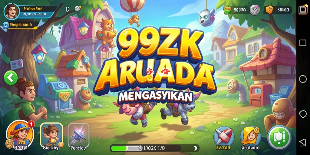 Screenshots menampilkan gameplay seru dari 99ZK dengan aksi Arcade yang menarik.