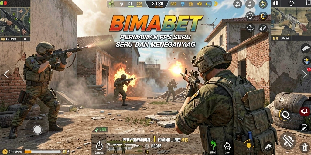 Screenshot gameplay BIMABET menampilkan pertarungan seru yang mendebarkan.