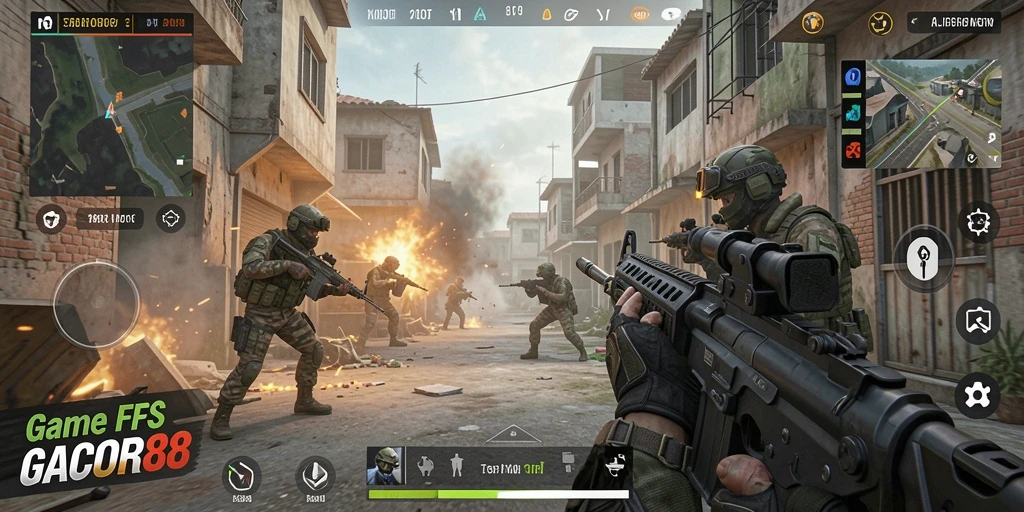 Screenshot utama GACOR88 menampilkan gameplay mendebarkan dengan efek grafis yang menakjubkan.