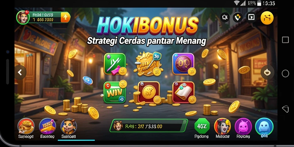 Tampilan gameplay menarik dari HOKIBONUS dengan strategi yang menegangkan.