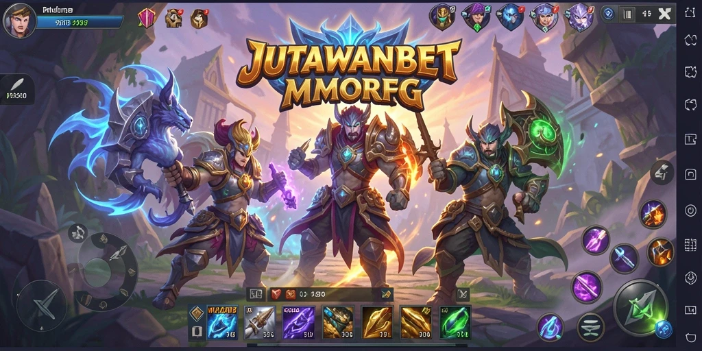 Tampilan gameplay menarik dari JUTAWANBET dengan grafik dan aksi yang memukau.