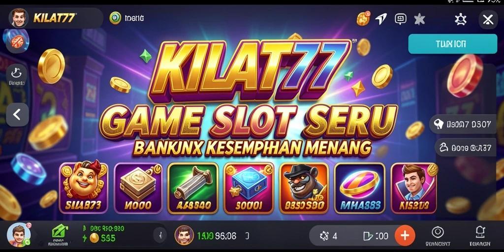 Tampilan menarik dari gameplay Slot KILAT77 yang memikat.