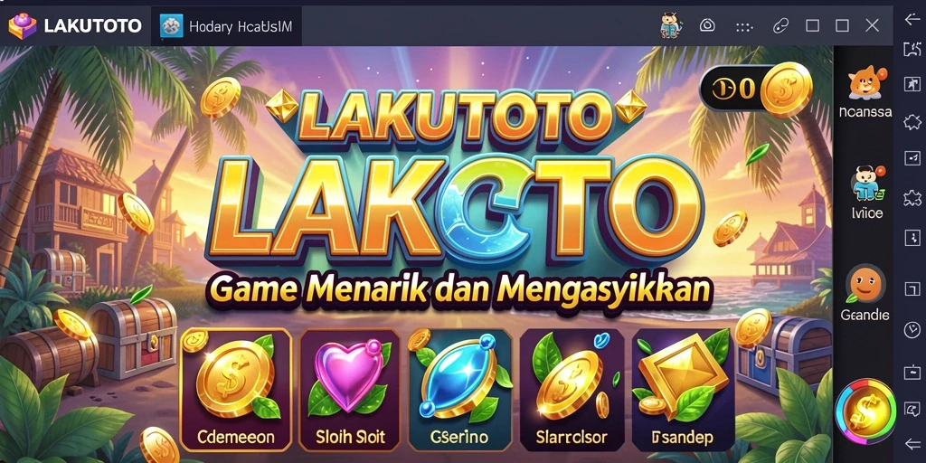 Gameplay seru LAKUTOTO yang penuh dengan fitur menarik.