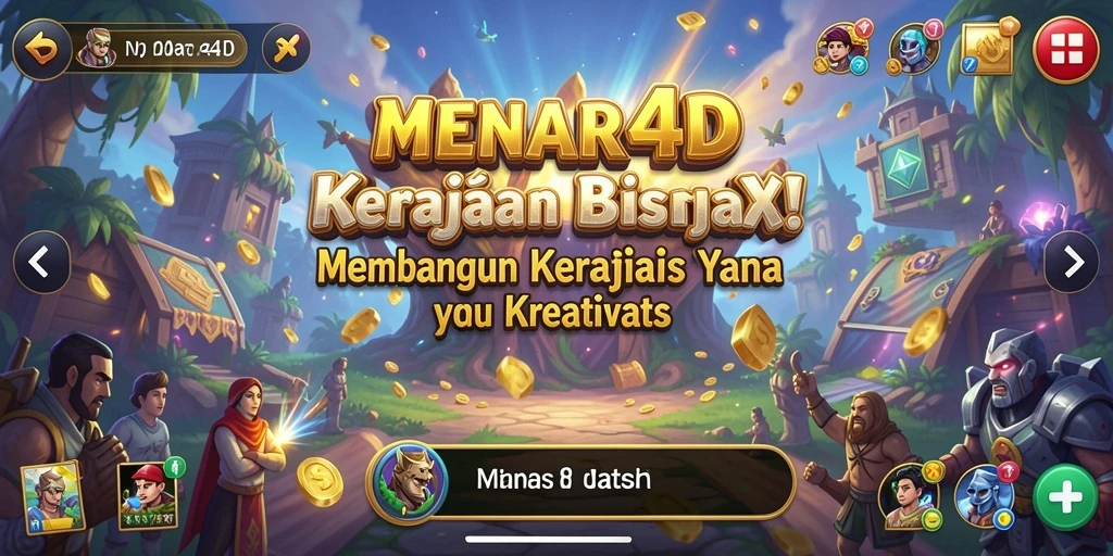 Screenshot gameplay MENARA4D dengan visual gedung yang menawan.