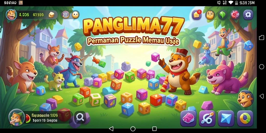 Tangkapan layar gameplay seru dari PANGLIMA77.