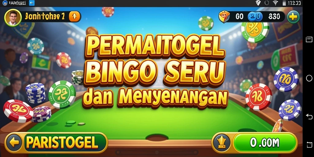 Gameplay seru PARISTOGEL dengan berbagai tema Bingo menarik.
