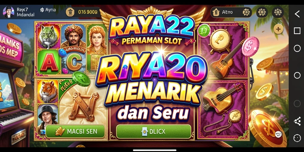 Gameplay seru RAYA22 dengan berbagai tema slot yang menarik.