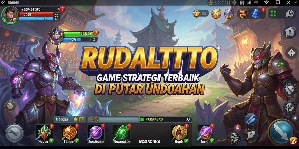 Tampilan gameplay RUDALTOTO yang menegangkan dan strategis.