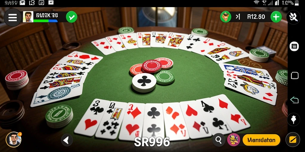 Screenshot gameplay Gaple menampilkan suasana seru dan interaktif.