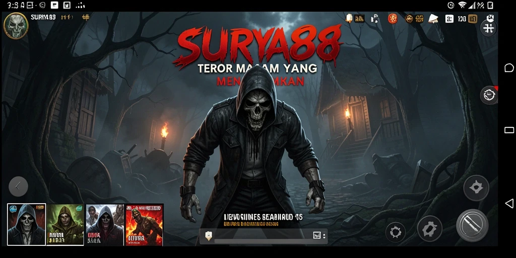 Gameplay menegangkan dalam suasana mencekam di SURYA88.