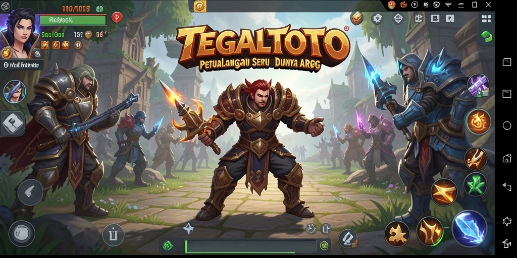Tampilan pertarungan seru dalam gameplay TEGALTOTO yang menantang.