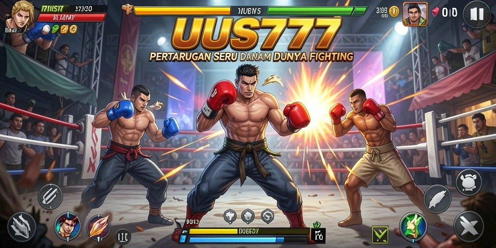 Tampilan gameplay UUS777 yang mendebarkan saat pertarungan berlangsung.