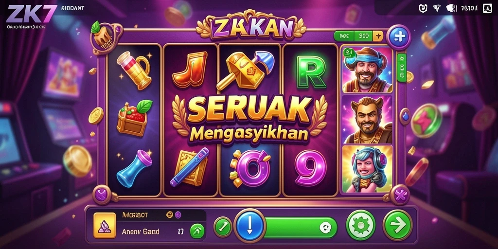 Gameplay seru ZK7 yang memikat dengan berbagai tema dan fitur.